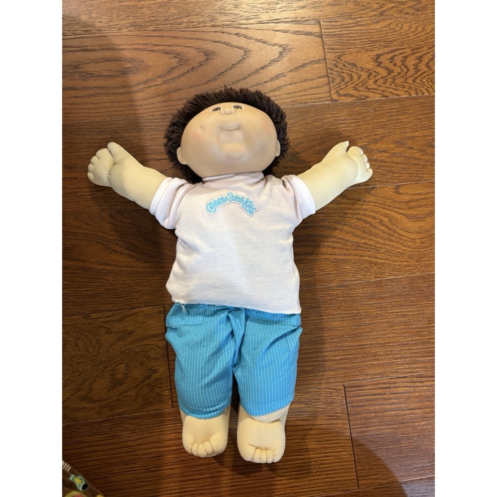 Vintage Cabbage Patch Boy Doll (signed Blue Xavier Roberts 85) 1978-1982 - Picture 10 of 14